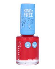 Rimmel London Kind & Free Nail Polish 156 Poppy Pop Red