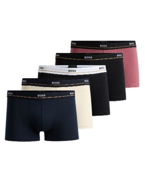 Boss Hugo 5-pack Boxer Trunk Cotton Stretch Str. XXL