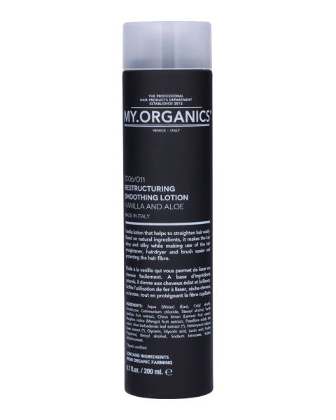 My.Organics The Organic Restructuring Smoothing Lotion Vanilla And Aloe