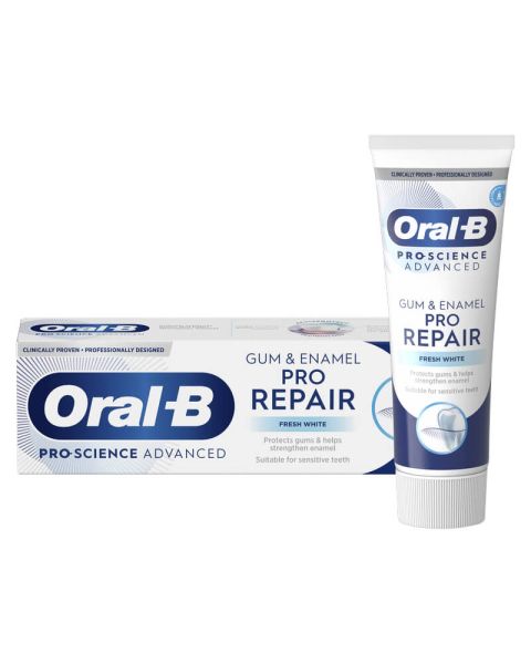 Oral B Fresh White Toothpaste Gum & Enamel Repair