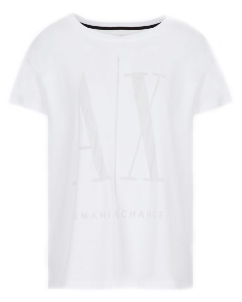 Armani Exchange Icon Period Women T-Shirt Hvid Str. M