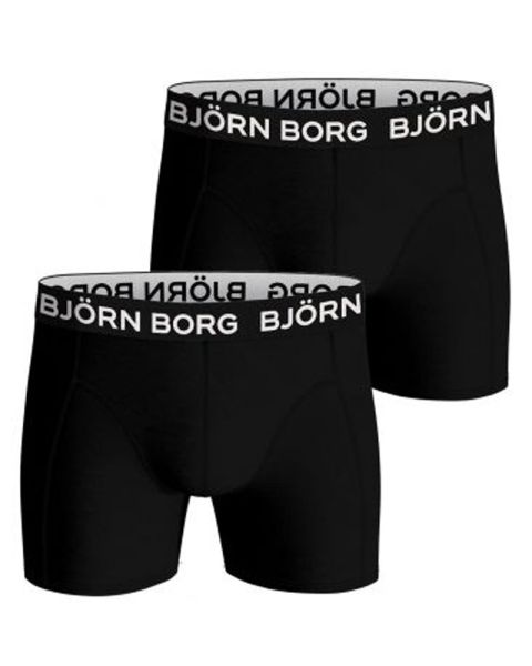 Björn Borg Bamboo Cotton Blend Boxer 2-pack Black Str. L