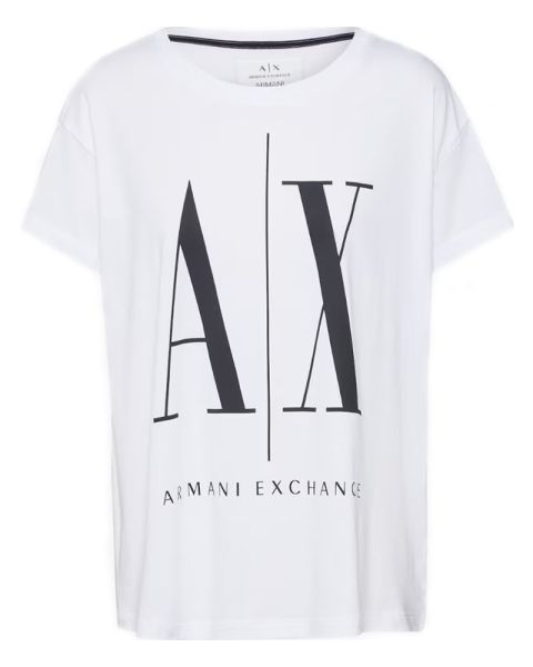 Armani Exchange Icon Period Women T-Shirt Hvid Str. M