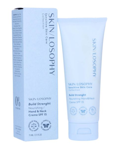 Skin Losophy Build Strenght Nourishing Hand & Neck Creme SPF 15