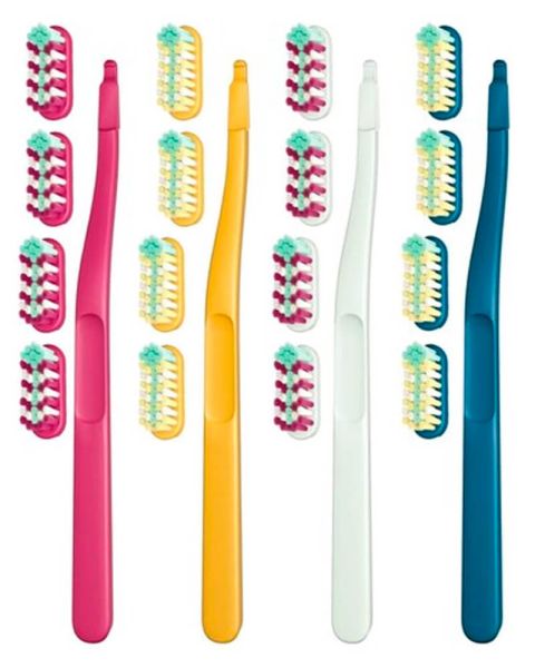 Jordan Tandbørste Change Soft Ass. Farver 4 Heads + 1 Handle Jordan Tandbørste Change Soft Ass. Farver 4 Heads + 1 Handle