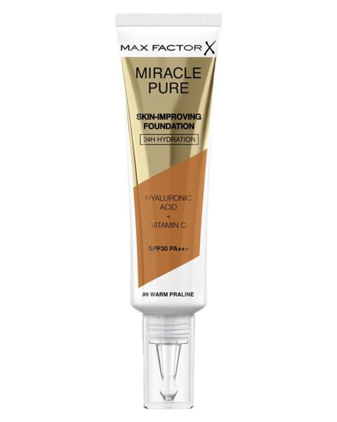 Max Factor Skin-Improving Foundation 89 Warm Praline Max Factor Skin-Improving Foundation 89 Warm Praline