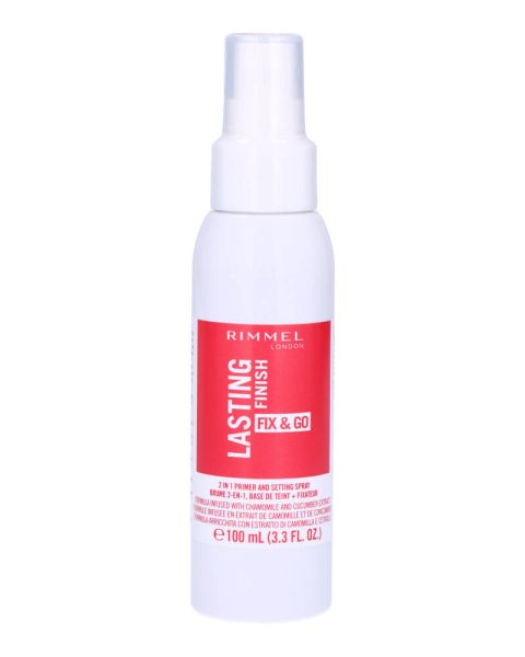 Rimmel London Lasting Finish Fix & Go 2-In-1 Primer And Setting Spray