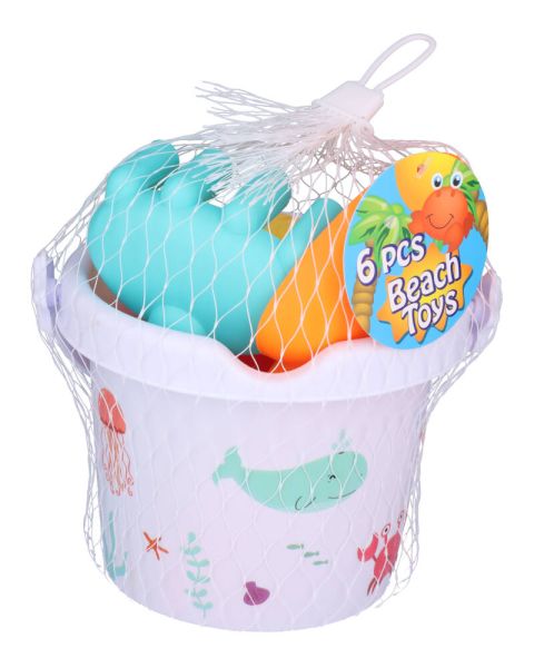 Excellent Houseware Sand Toys 6 pcs. Sea Animal Theme